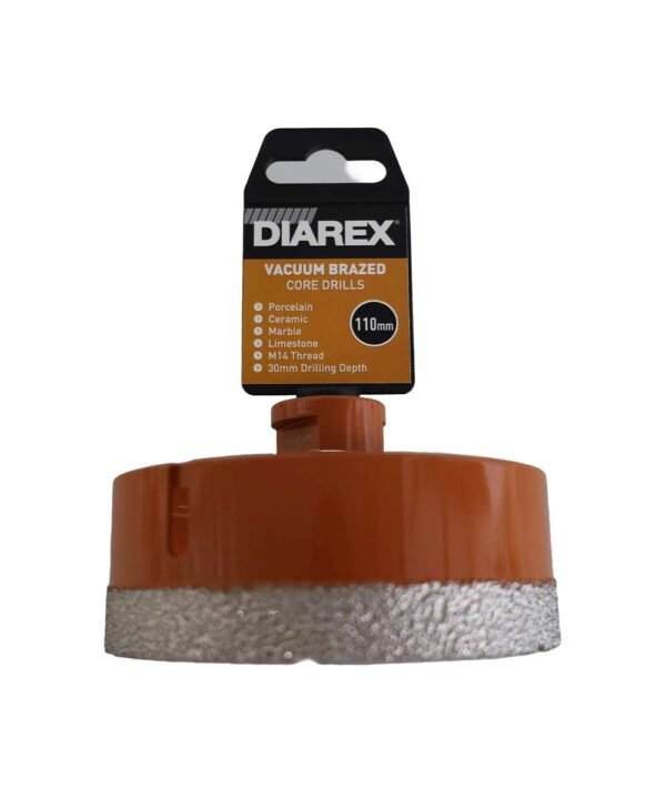 Diarex Vacuum Blazed Core Drills 110mm