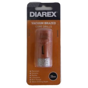 Diarex Vacuum Blazed Core Drills 20mm