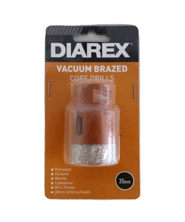 Diarex Vacuum Blazed Core Drills 35mm