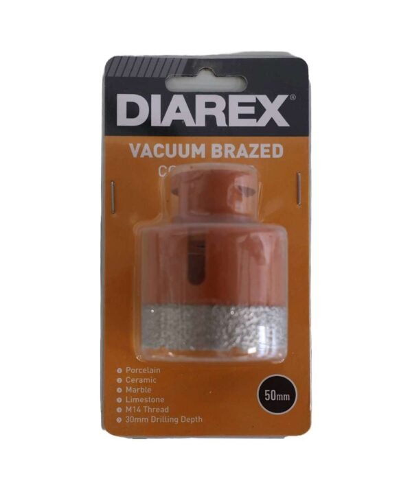 Diarex Vacuum Blazed Core Drills 50mm