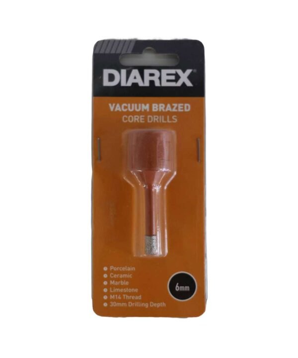 Diarex Vacuum Blazed Core Drills 6mm