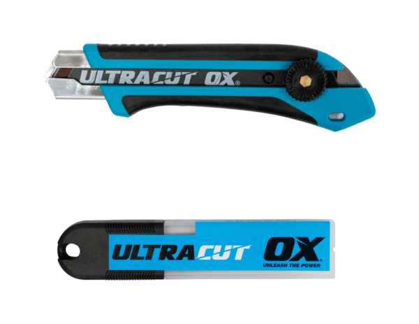 OX Pro 25mm Snap Off Knife & 5 Blades