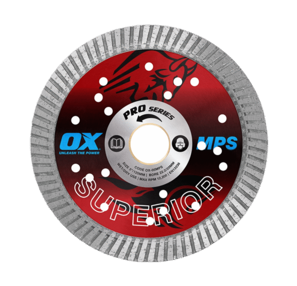 OX Superior Turbo Blade 125mm Multi-Purpose
