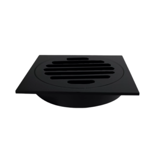 Roberts Floor Grate Square 100mm Matte Black