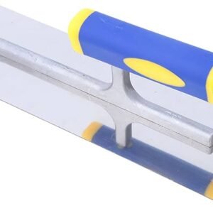 Blue yellow handle stainless steel trowel