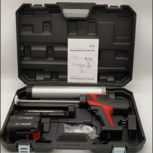 Glass caulking gun + tubing kit